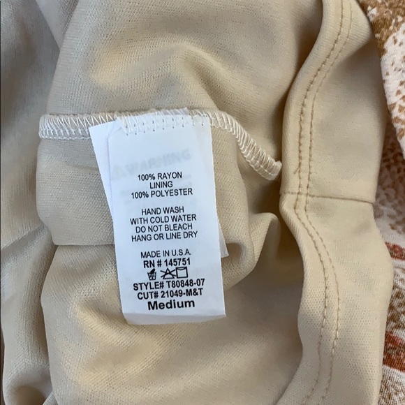 Peach Love California Snake Print Blouse, NWOT - Picture 2 of 6